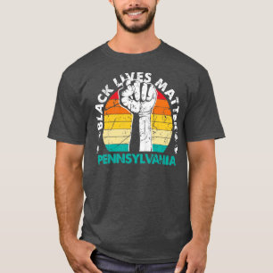 Camiseta Protesta política negra en Pensilvania