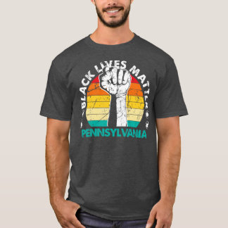 Camiseta Protesta política negra en Pensilvania