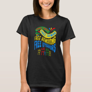 Camiseta Protesta por el Tibet libre en Taiwán apoya al puñ