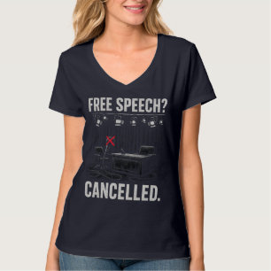 Camiseta Protesta por la cancelación de la libertad de expr