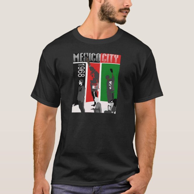 CAMISETA PROTESTA SILENCIOSA DEL PUÑO NEGRO (Anverso)