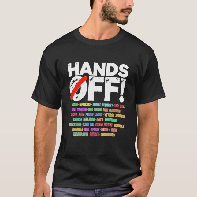 Camiseta Protesta sin manos (Anverso)