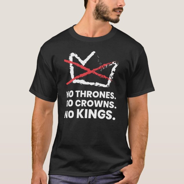 CAMISETA PROTESTA SIN REY (Anverso)