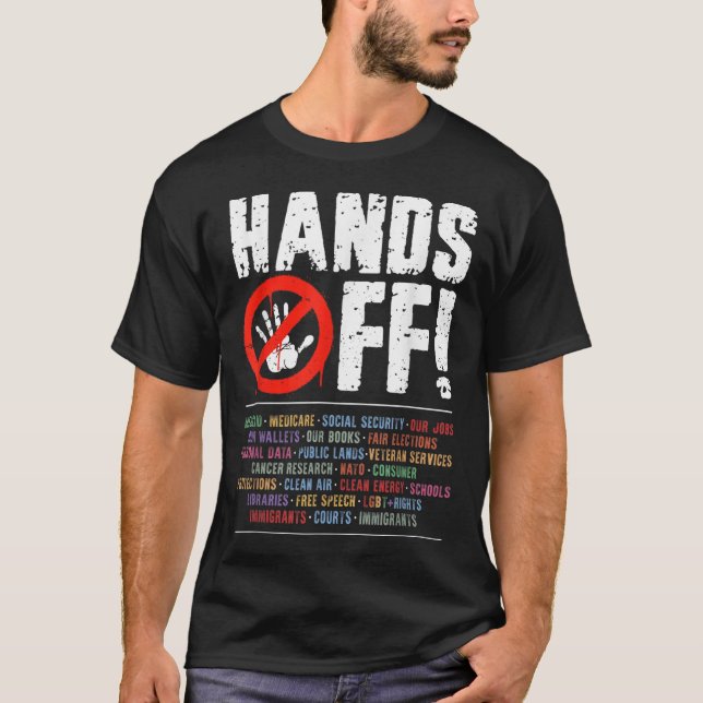Camiseta Protestas Por La Seguridad Social Y Medicare Pro (Anverso)