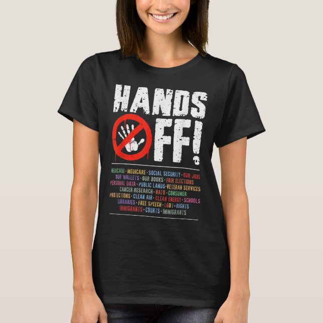 Camiseta Protestas Por La Seguridad Social Y Medicare Pro (Anverso)