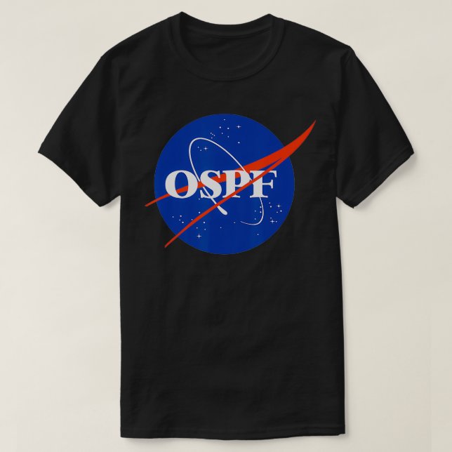 Camiseta protocolo de enrutamiento OSPF (Diseño del anverso)