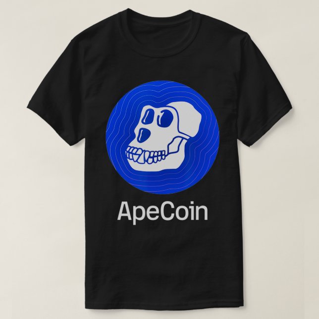 Camiseta Protocolo Descentralizado de Token de ApeCoin DAO, (Diseño del anverso)