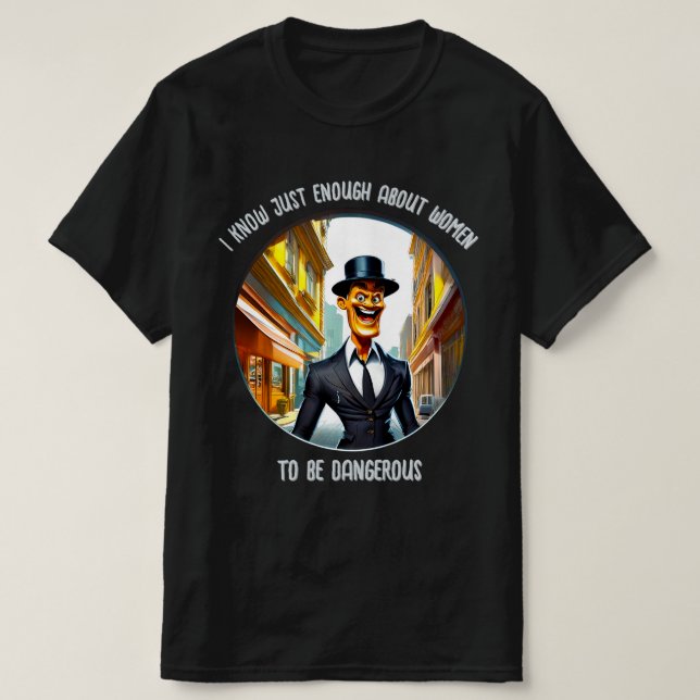 Camiseta Protocolo Grin poco peligroso 001 (Diseño del anverso)