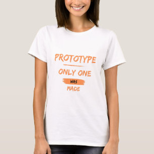 Camiseta prototipo, solo se hizo uno