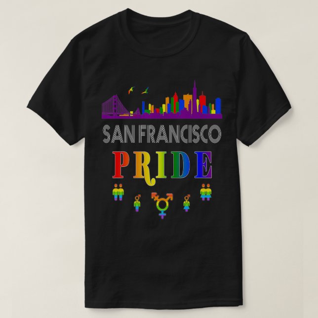 Camiseta Prou. mes del Orgullo LGBTQiA+ de San Francisco (Diseño del anverso)
