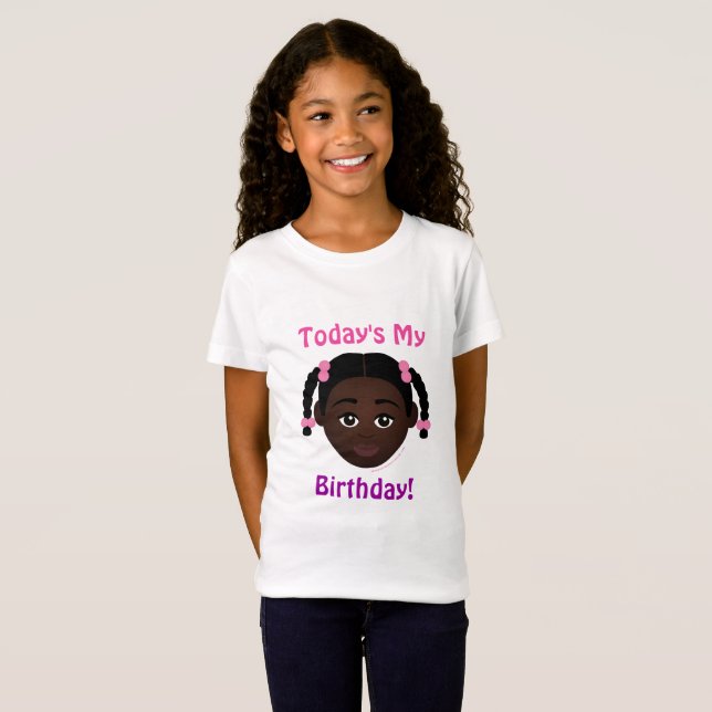 Camiseta #Proud2BNaturalMe #Camiseta de cumpleaños (Anverso completo)