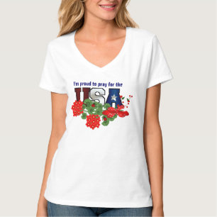 Camiseta Proud2Pray USA V-Neck Tee