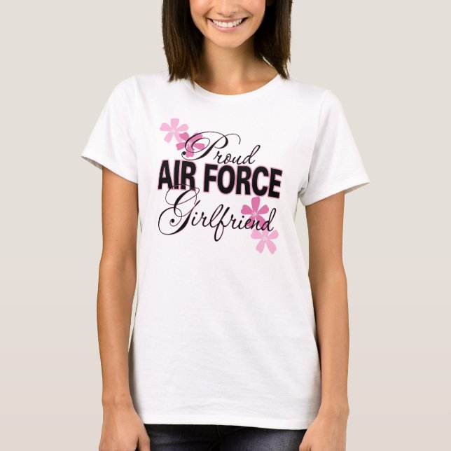 Camiseta Proud Air Force Girlfriend (Anverso)