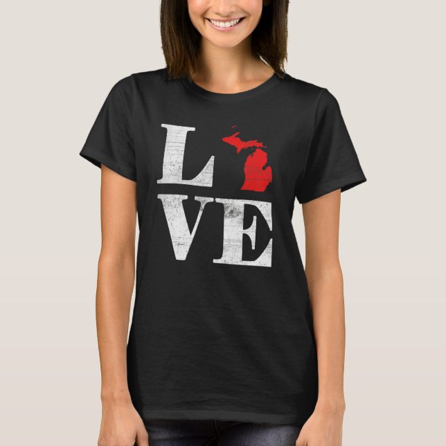 Camiseta Proud America Citizen State Flag Land Map Love Mic (Anverso)