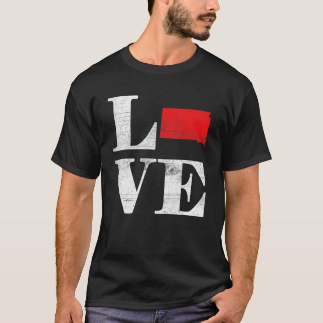 Camiseta Proud America Citizen State Flag Land Map Love Sou (Anverso)