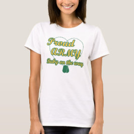 Camiseta Proud Army Baby on the way