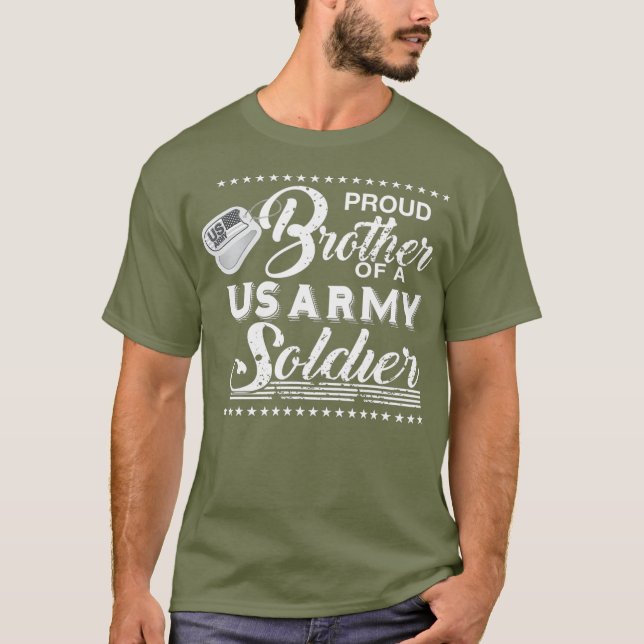 Camiseta Proud Army Brother T-Shirt (Anverso)