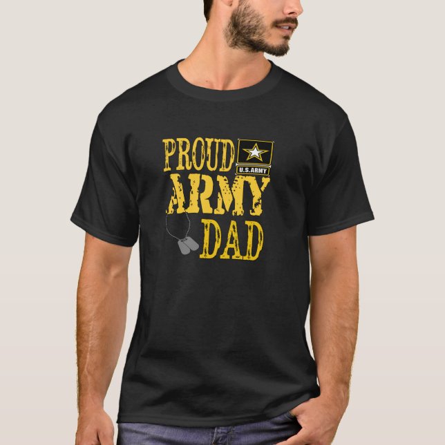 Camiseta Proud Army Dad Pullover  Military Pride Pullover  (Anverso)
