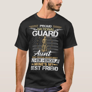 Camiseta Proud Army National Guard Aunt Flag  U
