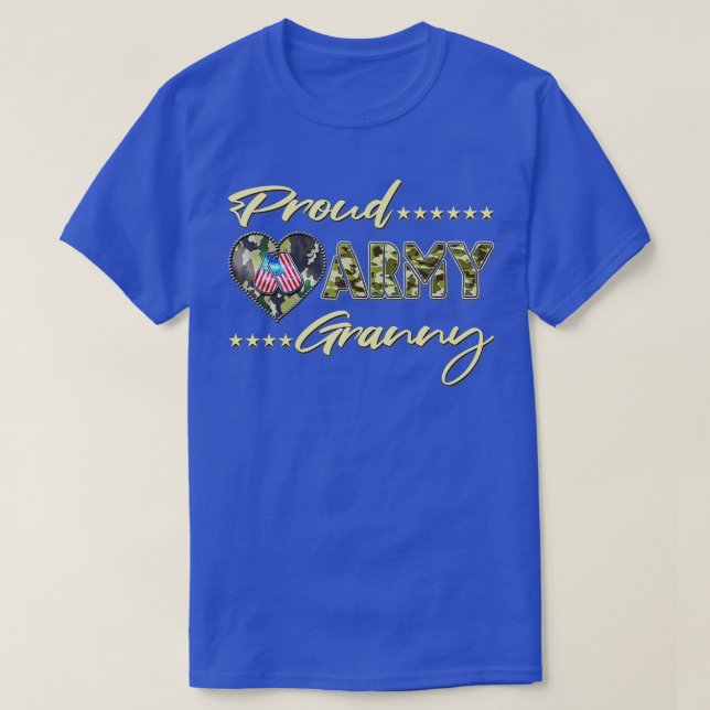 Camiseta Proud Armys Grandma  Military Pride (49)  (Diseño del anverso)