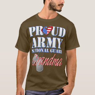 Camiseta Proud Armys Grandma  Military Pride (64) 