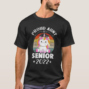 Camiseta Proud Aunt Of 2022 Graduation Class 2022 Graduate