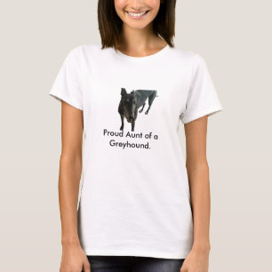 Camiseta Proud Aunt of a Greyhound.