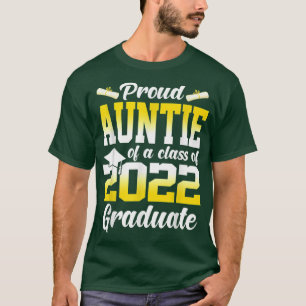 Camiseta Proud Auntie Of A Class Of 2022 Graduate Cool Grad