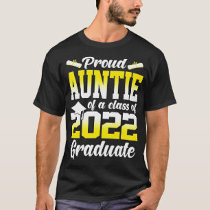 Camiseta Proud Auntie Of A Class Of 2022 Graduate Cool Grad