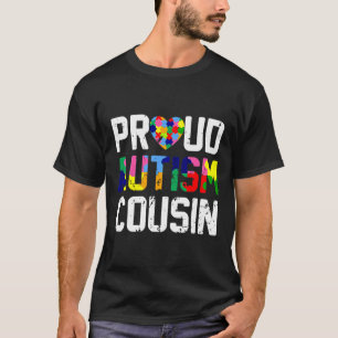 Camiseta Proud Autism Cousin Costume Autism Awareness Month