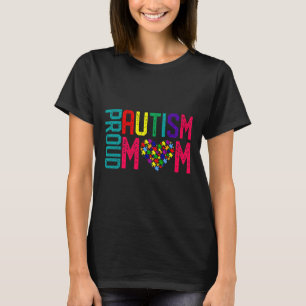 Camiseta Proud Autism Mom Autism Awareness Day Months