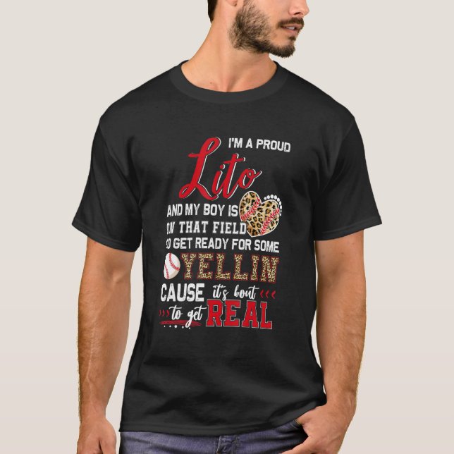 Camiseta Proud Baseball Lito Baseball Family Matching (Anverso)