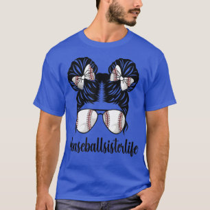 Camiseta Proud Baseball Sister Of A Baseball Player Little