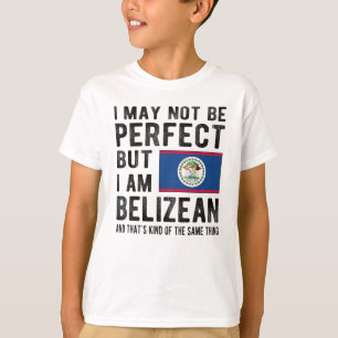 Camiseta Proud Belizean Flag Belize Heritage Belizean Roots