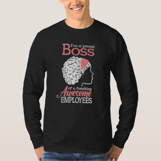 Camiseta Proud Boss Of Freaking Awesome Employees Female La
