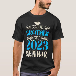 Camiseta Proud Brother 2023 Senior Family Matching Graduat