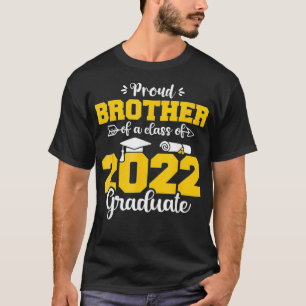 Camiseta Proud Brother Of A Class Of 2022 Graduate Funny Gr