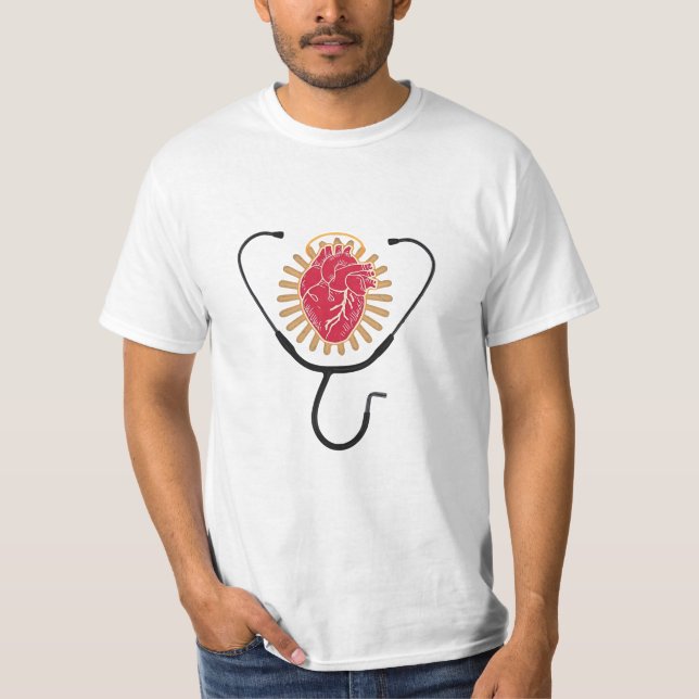 Camiseta Proud Cardiologist Heartbeat (Anverso)
