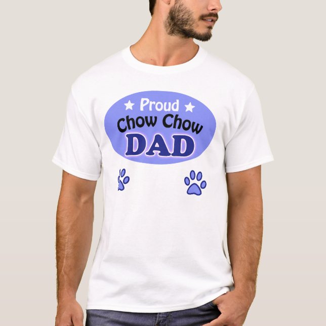 Camiseta Proud Chow Chow Dad (Anverso)