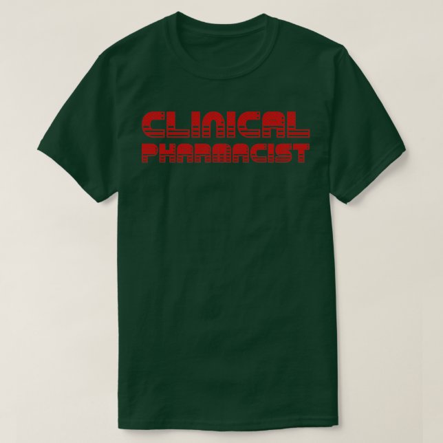 Camiseta Proud Clinical Pharmacist in USA (Diseño del anverso)