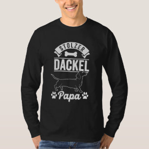 Camiseta Proud Dachshund Dad Dog Lover