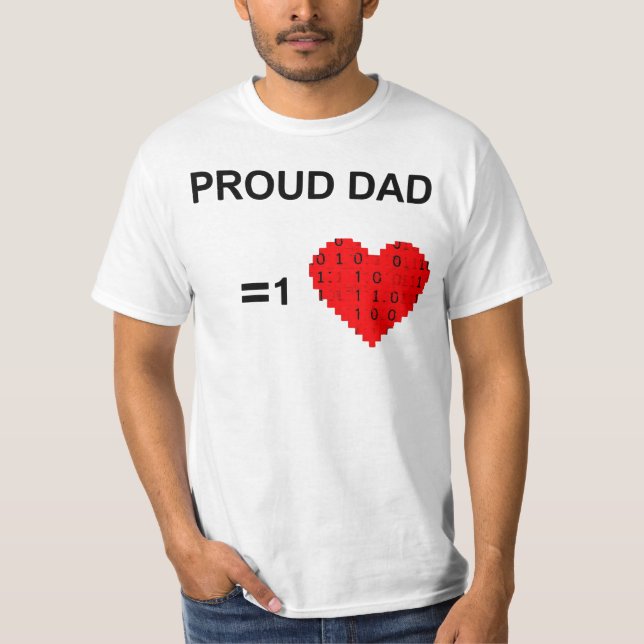 Camiseta Proud Dad of a Brilliant Software Engineer (Anverso)