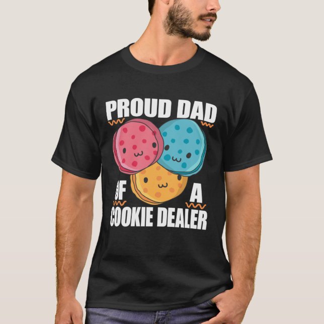 Camiseta Proud Dad of a Cookie Dealer (Anverso)