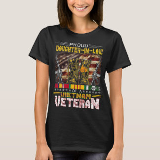 Camiseta Proud Daughter-In-Law Of A Vietnam Veteran