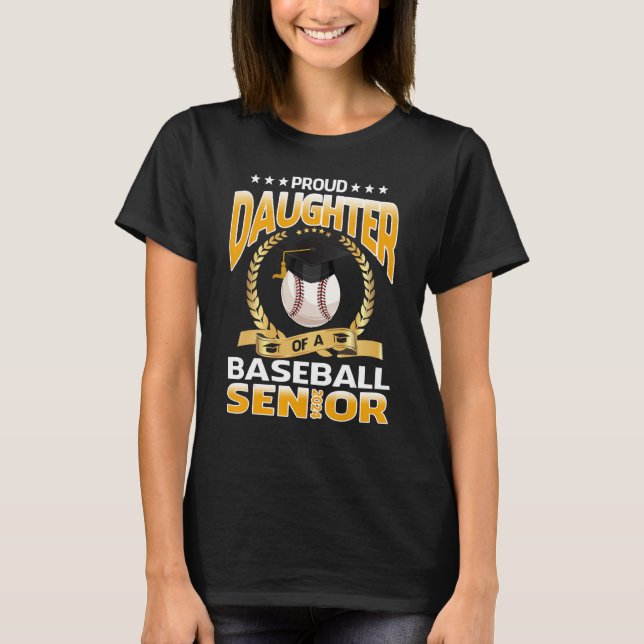 Camiseta Proud Daughter Of A Baseball Senior 2024 Graduatio (Anverso)