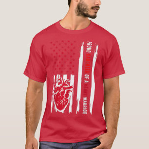 Camiseta Proud Daughter Of A Heart Warrior CHD Awareness Gi
