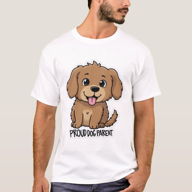 Camiseta Proud Dog Dad (Anverso)