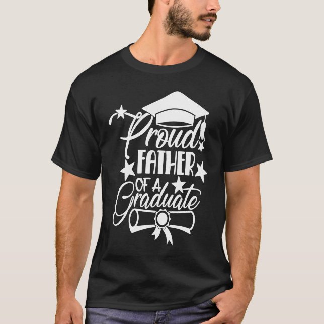 Camiseta Proud Father of a 2021 College HS Graduation Famil (Anverso)