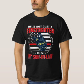 Camiseta Proud Firefighter Son-in-Law