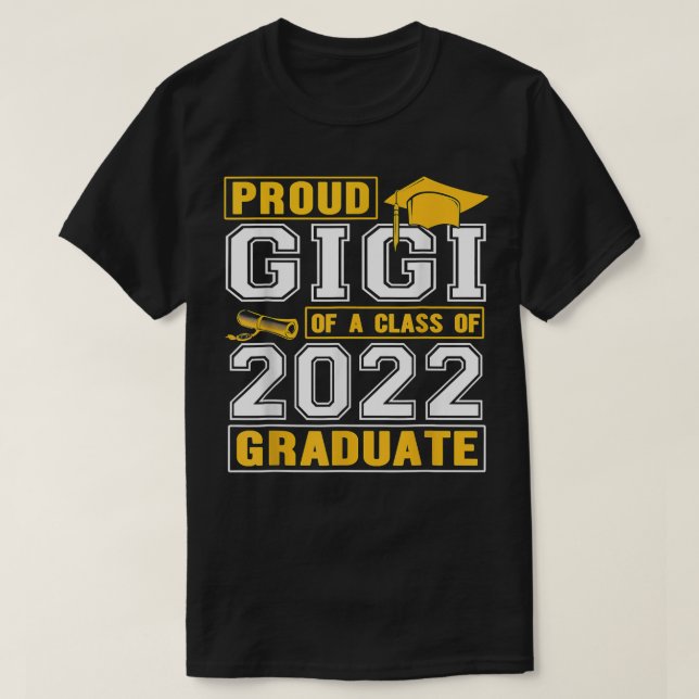 Camiseta Proud Gigi Of A Class Of 2022 Funny Graduate Senio (Diseño del anverso)
